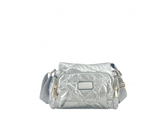 Bolso Bandolera Acolchada Multicompartimento